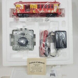Bachmann Hawthorne-50th Anv McDonald #3-Box Car+Control-Look For Gold Arches 60s
